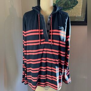L.L. Bean womens cotton Rugby hoodie